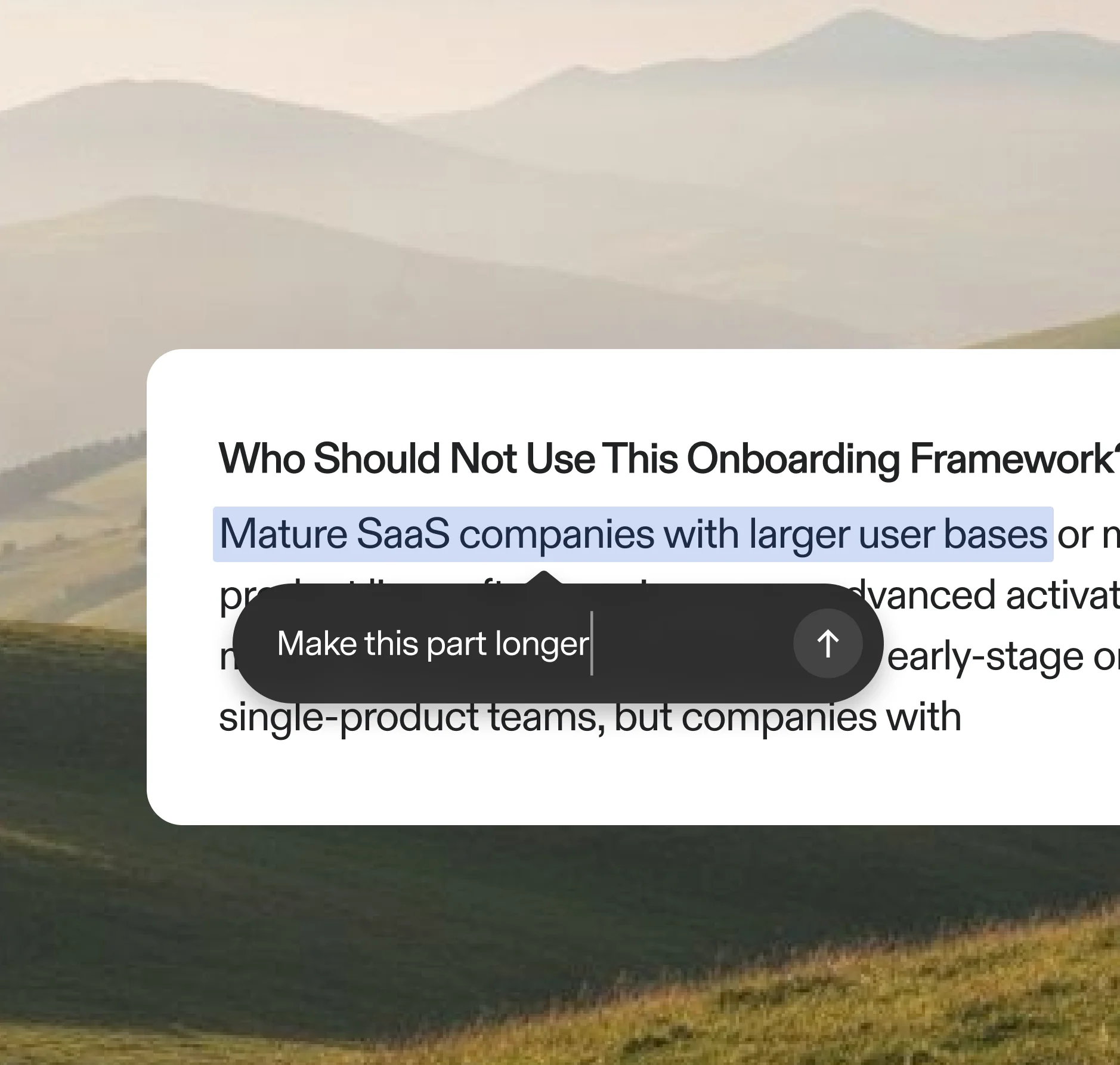 Edit with intention, powered by real intent